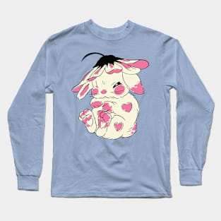 bunny with flower Long Sleeve T-Shirt